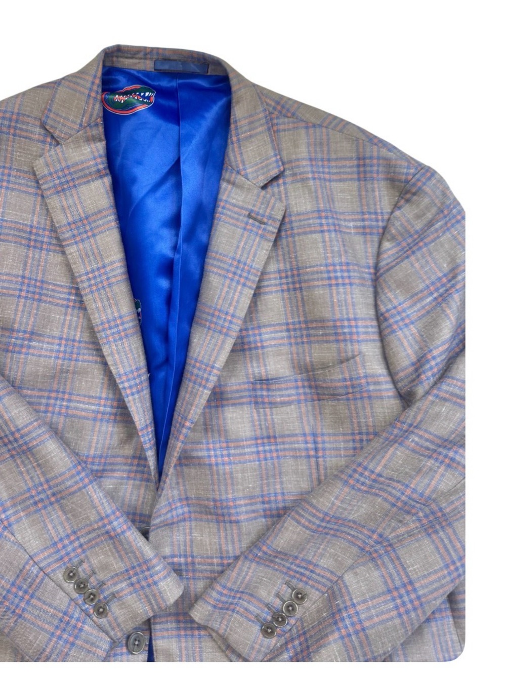 FLORIDA GATORS REVEAL DESIGNER CUSTOM sports coat men’s size 42 LARGE - Picture 12 of 17